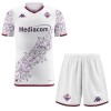 Officiële Voetbalshirt + Korte Broek AC Fiorentina Uit 2023-24 - Kids